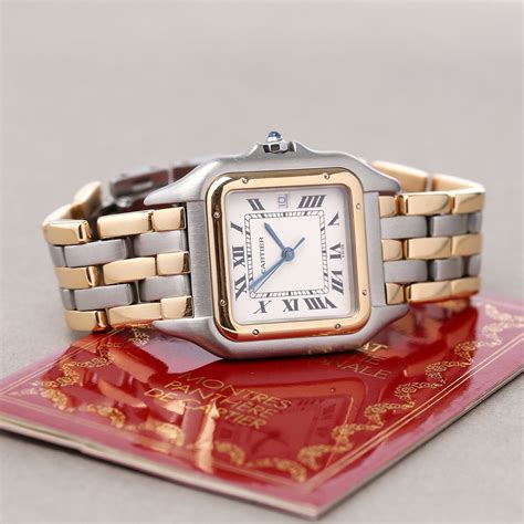 cartier panthère watch vintage|cartier panthere watch second hand.